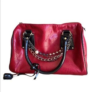 Red White House Black Market Purse